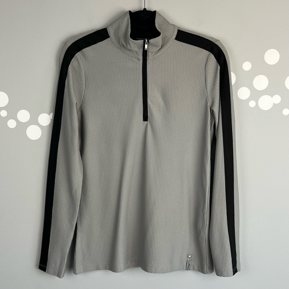 NWT Lauren Ralph Lauren Sport Waffle 1/4 Zip Pullover Size M